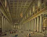 Panini Giovanni Paolo Interior of S. Maria Maggore in Rome  - Hermitage